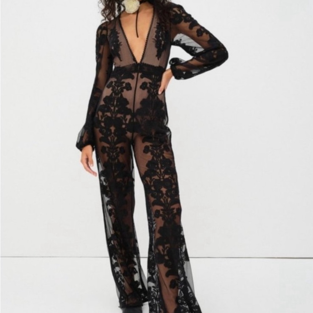 Free people lace jumpsuit